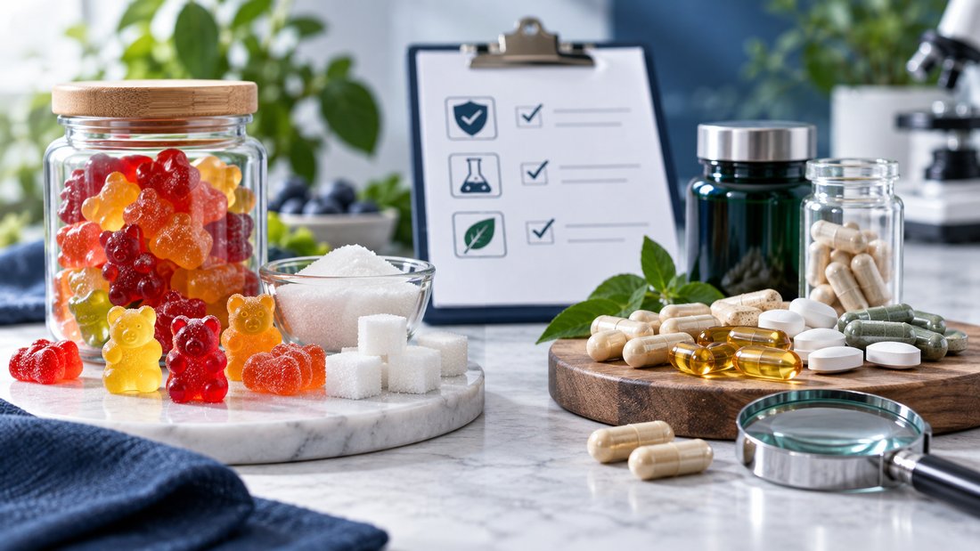 Gummy Vitamins: Potency, Sugar, and Quality Compared