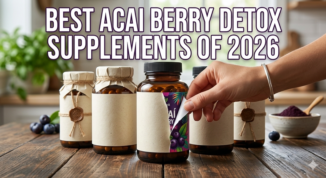 Best acai berry detox supplements of 2026 bottle reveal