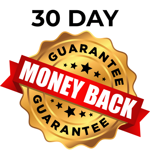 30 Day Money Back Gaurantee - If you are not satisfied, exchange or return your product within 30 days for a full refund.