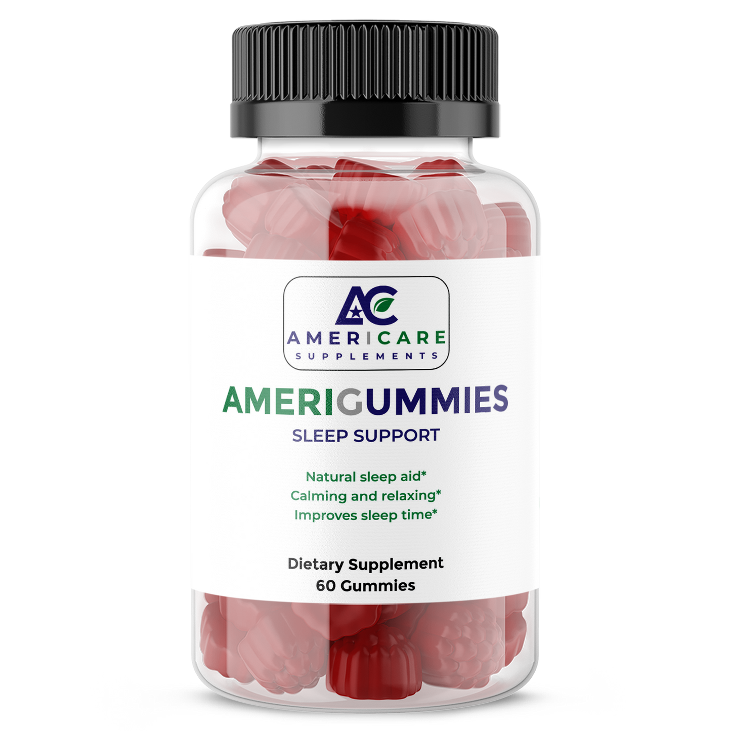 AMERIGUMMIES SLEEP SUPPORT - Americare Supplements Amerigummies Sleep Support Bottle