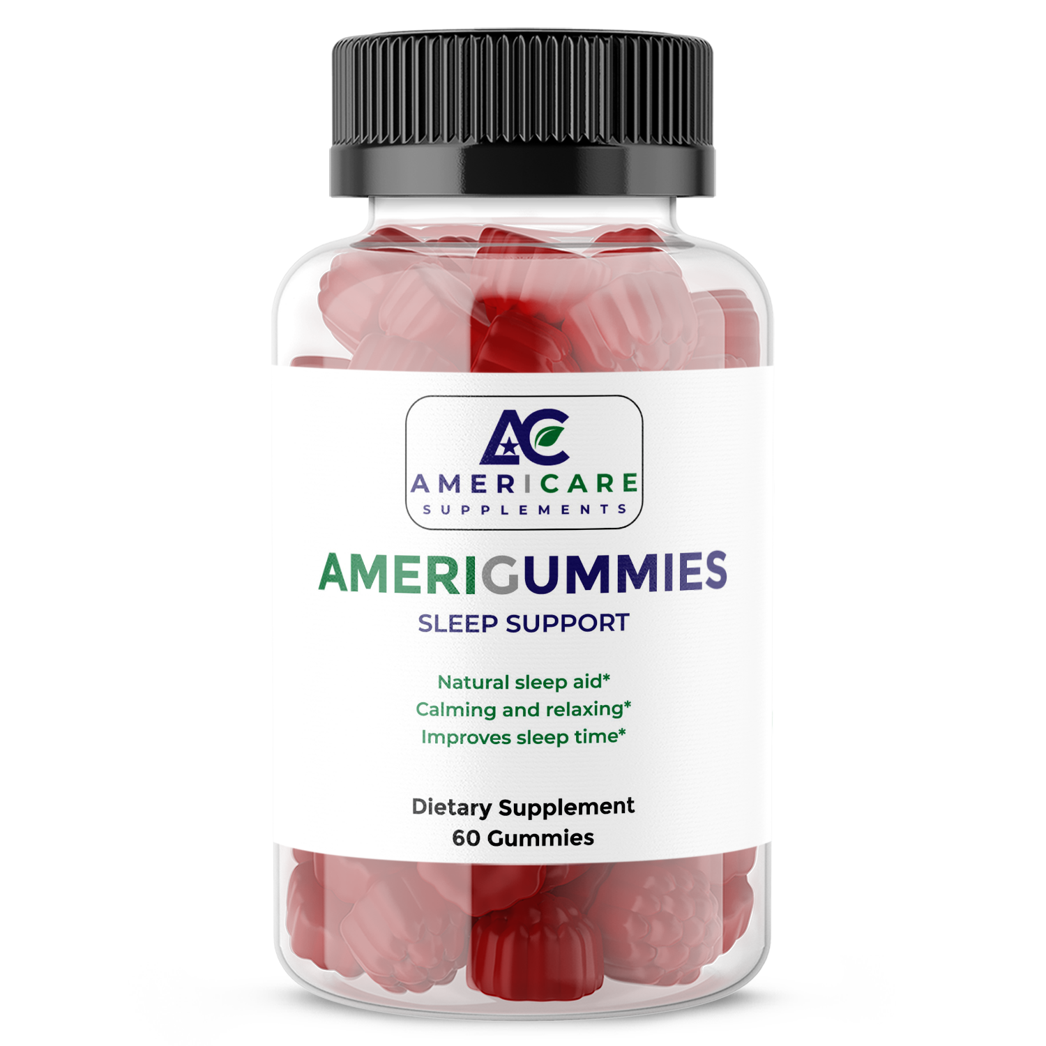 AMERIGUMMIES SLEEP SUPPORT - Americare Supplements Amerigummies Sleep Support Bottle