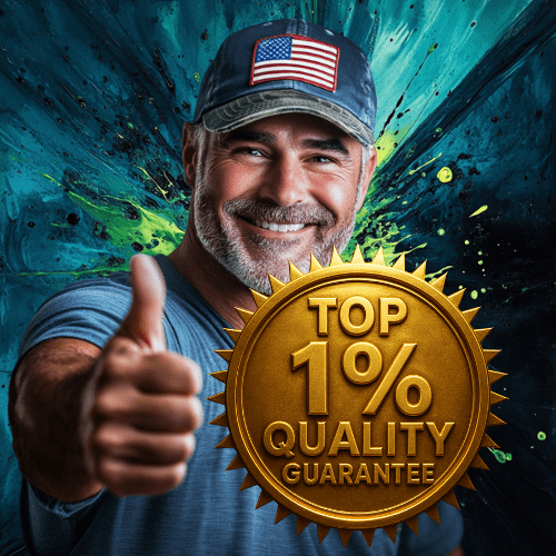 Americare Supplements Top 1% Quality Guarantee badge
