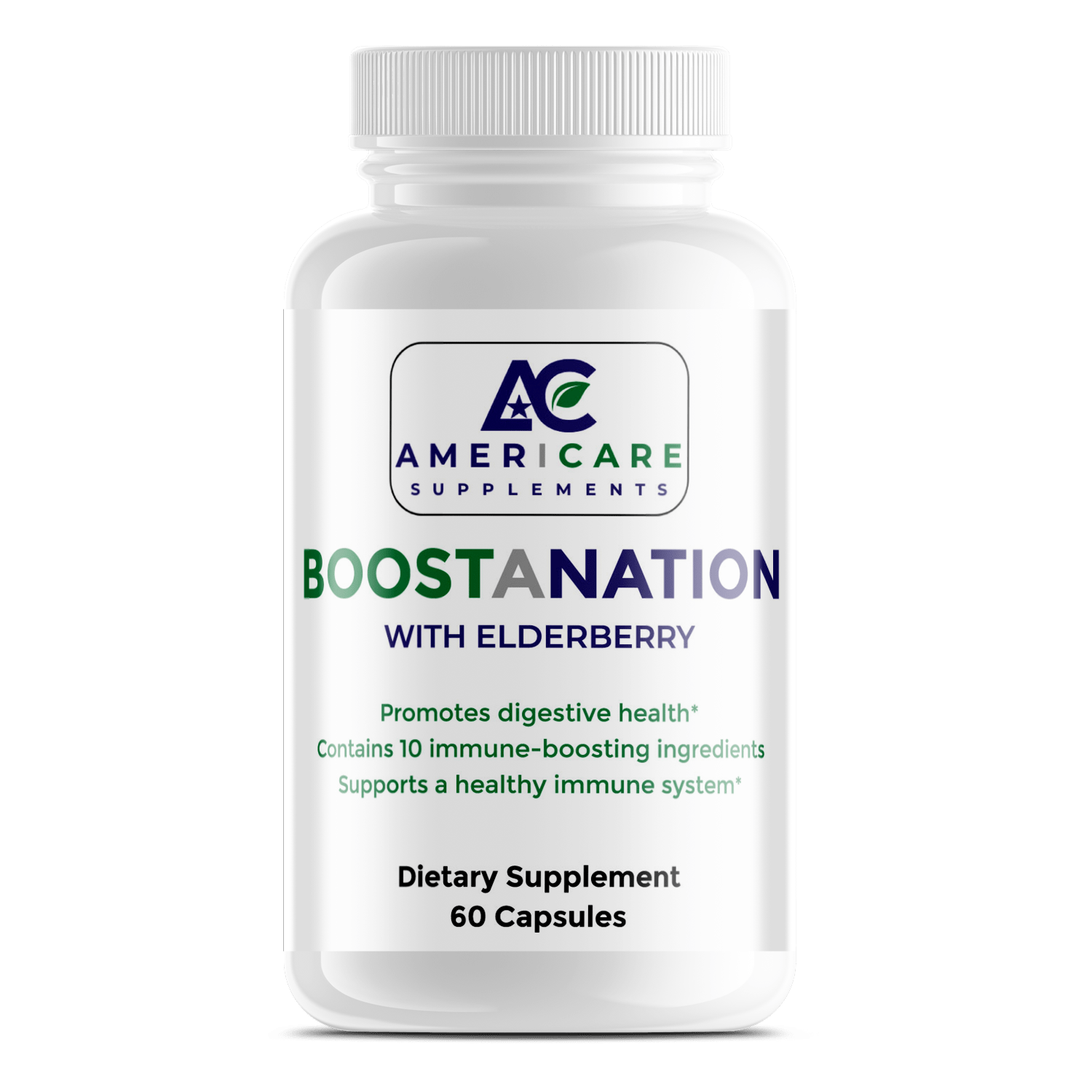 Boostanation with Elderberry – Advanced Immune & Cellular Defense Support - Americare Supplements