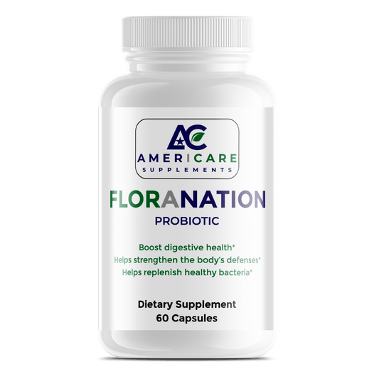 Floranation Probiotic 40 Billion CFU/g – Gut, Immune and Digestive Balance Support - Americare Supplements