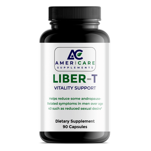 Liber‑T Vitality Support – Men's Organic Testosterone & Vitality Booster