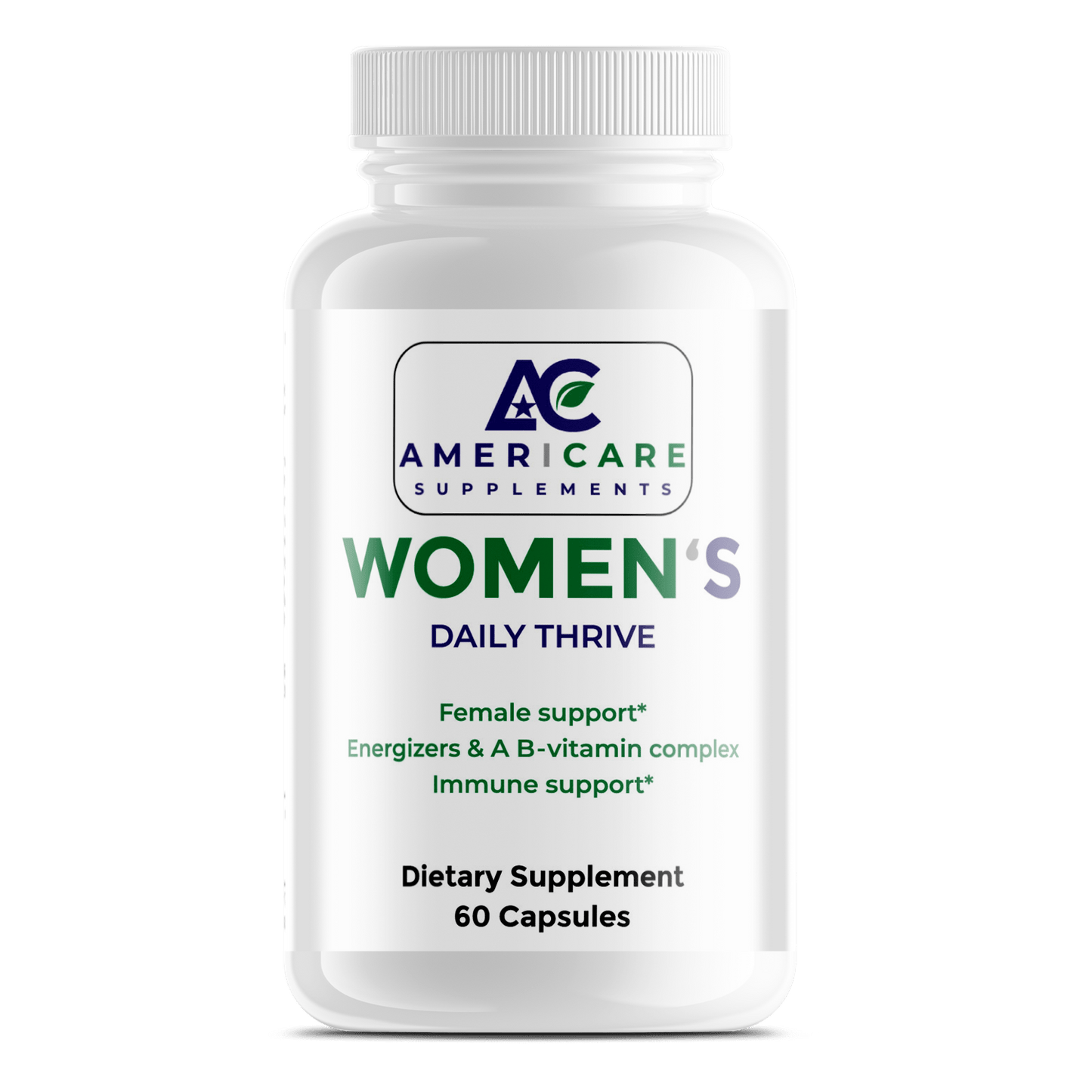 Women’s Daily Thrive — Women’s Daily Multivitamin for Energy, Immunity & Balance - Americare Supplements