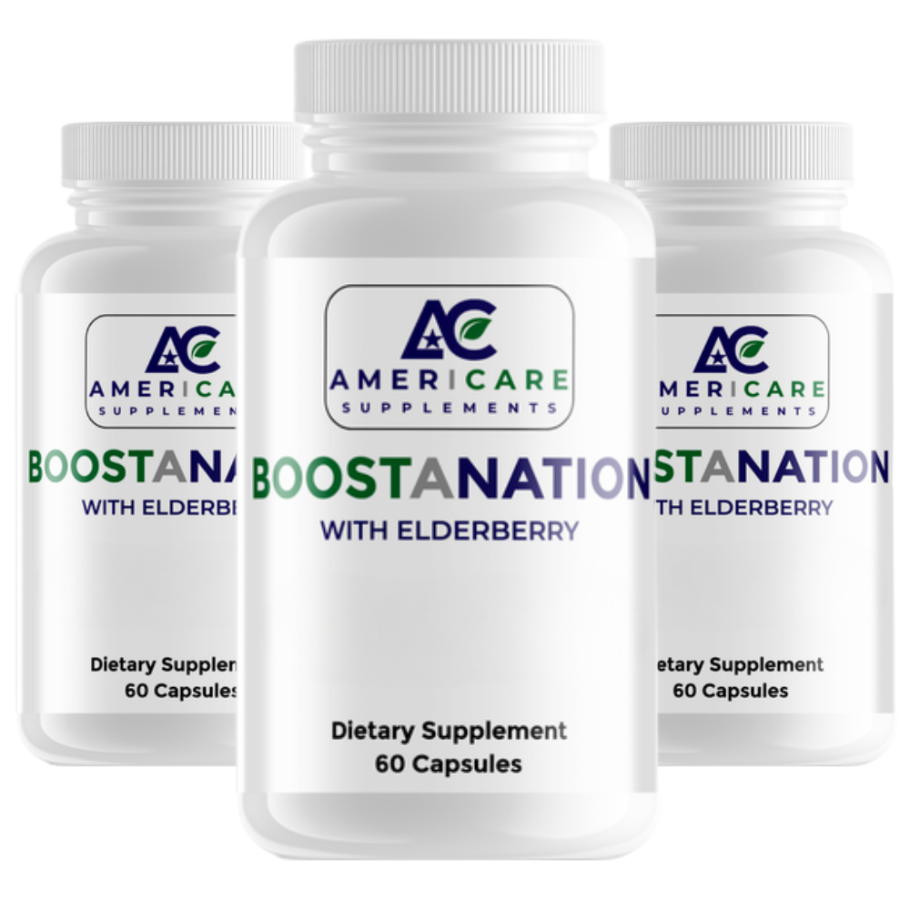 Boostanation with Elderberry — 3 Pack (Immune & Cellular Defense Support)